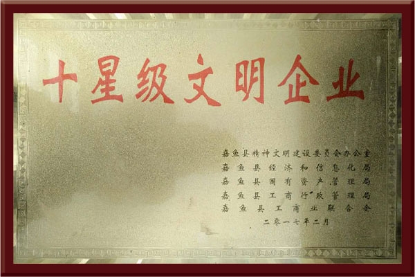 十星級文明企業